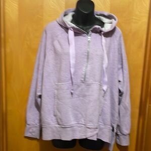 Lavender Hoodie with Front Pocket